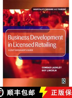 【3-4周达】Business Development in Licensed Retailing: A unit manager's guide [9780750653343]