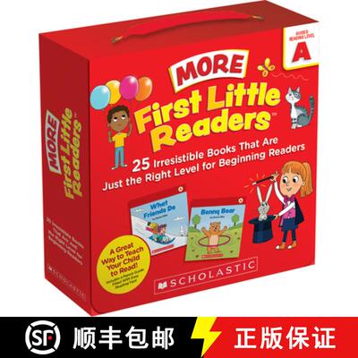 【3-4周达】精装 More First Little Readers: Guided Reading Level a [9781338717396]