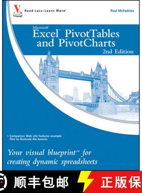 【3-4周达】Excel Pivottables And Pivotcharts: Your Visual Blueprint For Creating Dynamic Spreadsheets... [9780470591611]