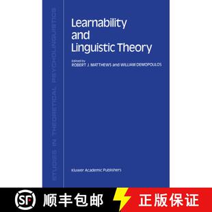 Learnability 4周达 and Linguistic 9780792305583 Theory