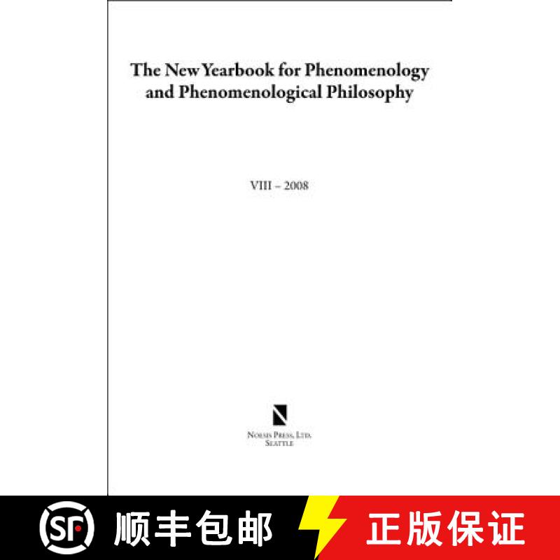 【3-4周达】The New Yearbook for Phenomenology and Phenomenological Philosophy: Volume 8 [9780970167989]