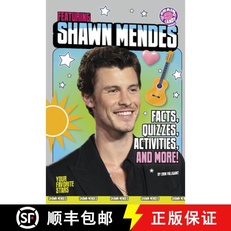 预订 Featuring Shawn Mendes: Facts, Quizzes, Activities, and More! [9798875233098]