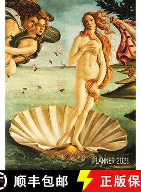 预订 Birth of Venus Daily Planner 2021: Sandro Botticelli - Artsy Year Agenda: January - December 12 ... [9781970177336]