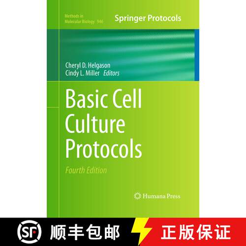 【3-4周达】Basic Cell Culture Protocols (Softcover reprint of the original 4th ed. 2013) [9781493956524]