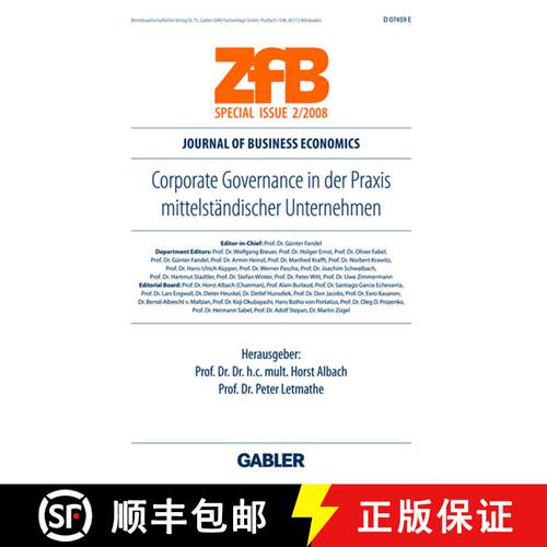 【3-4周达】Corporate Governance in der Praxis mittelständischer Unternehmen [9783834909312]
