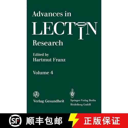 【3-4周达】Advances in Lectin Research : Volume 4 [9783333005843]