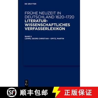 【3-4周达】Lehms, Georg Christian - Opitz, Martin [9783110771138]