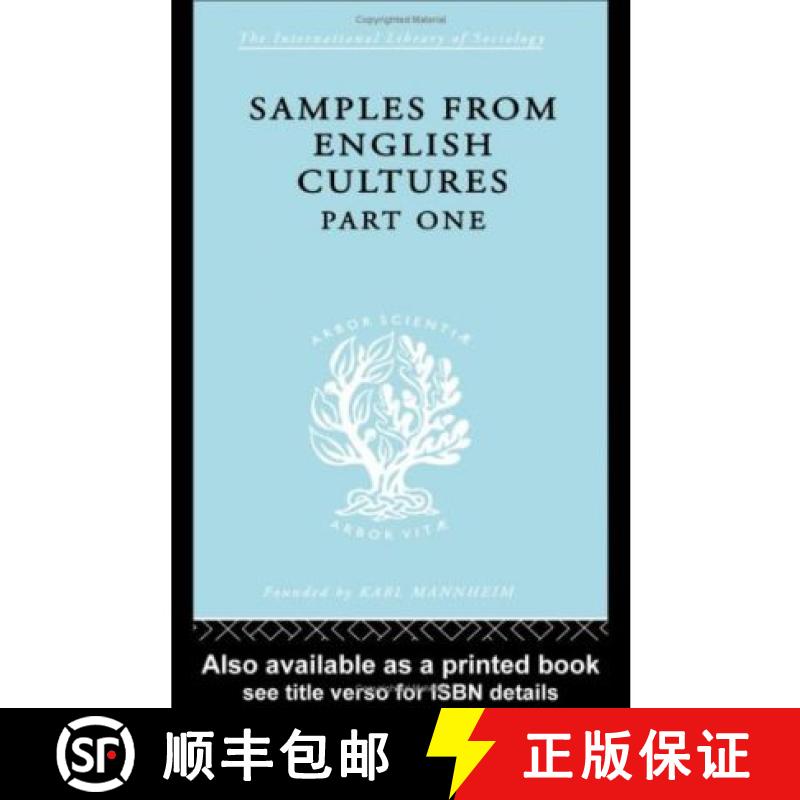 【3-4周达】Samples from English Cultures : Part 1 [9780415175951]