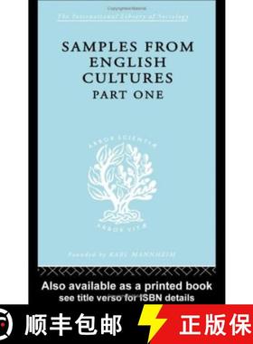 【3-4周达】Samples from English Cultures : Part 1 [9780415175951]