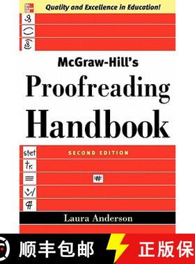 【3-4周达】McGraw-Hill's Proofreading Handbook [9780071457644]