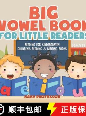 【3-4周达】Big Vowel Book for Little Readers - Reading for Kindergarten | Children's Reading & Writin... [9781541927827]