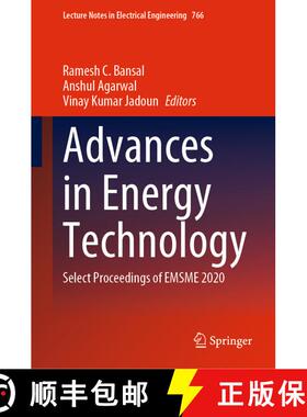 【3-4周达】Advances in Energy Technology : Select Proceedings of EMSME 2020 [9789811614750]