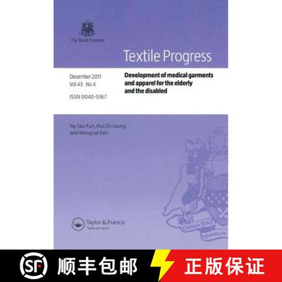 【3-4周达】Development of Medical Garments and Apparel for the Elderly and the Disabled [9781466514355]