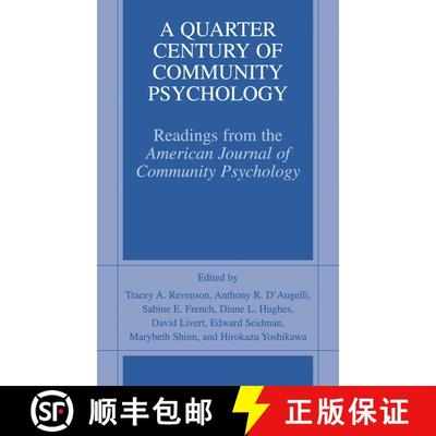 【3-4周达】A Quarter Century of Community Psychology : Readings from the American Journal of Communit... [9780306467295]