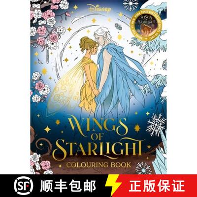 【3-4周达】Disney Wings of Starlight Colouring Book [9781835874288]