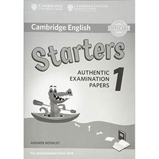 【4周达】【答案册】 Cambridge English Starters 1 for Revised Exam from 2018 Answer Booklet: Authentic... [9781316635933]