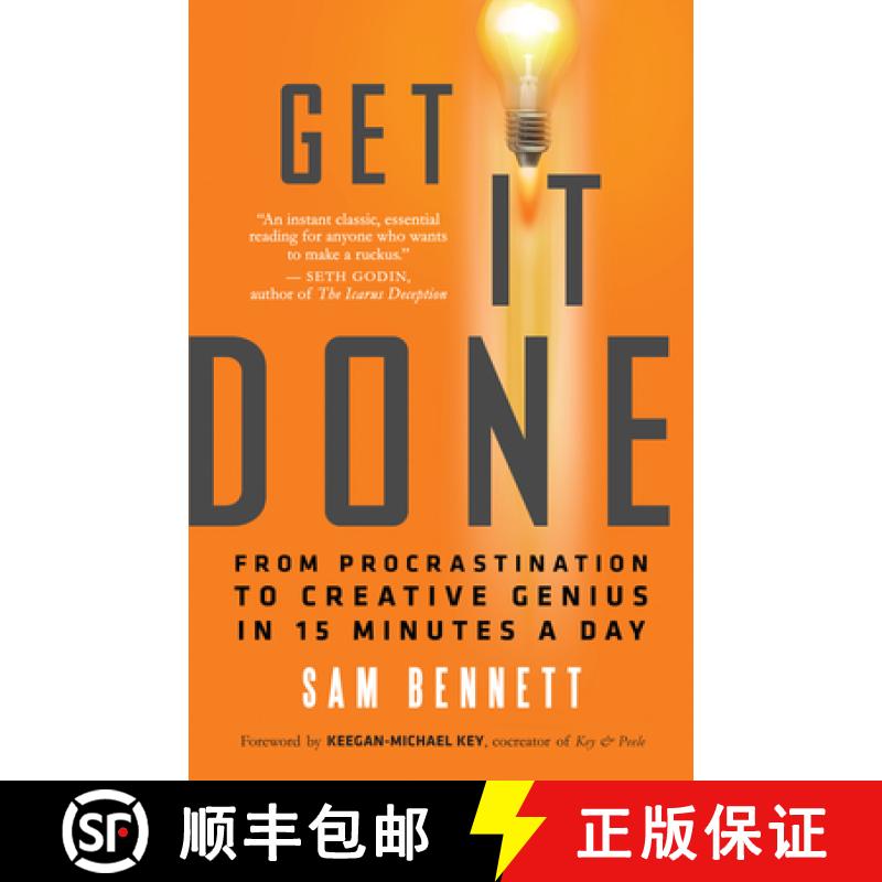 【3-4周达】Get It Done: From Procrastination to Creative Genius in 15 Minutes a Day [9781608682102]