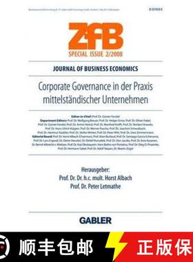 【3-4周达】Corporate Governance in der Praxis mittelständischer Unternehmen [9783834909312]