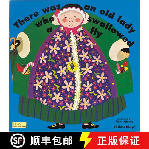 【3-4周达】吞下苍蝇的老奶奶 There Was an Old Lady Who Swallowed a Fly [9780859537278]