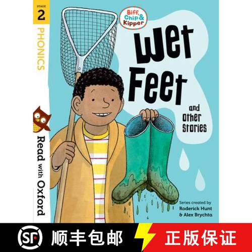 【3-4周达】Read with Oxford: Stage 2: Biff, Chip and Kipper: Wet Feet and Other Stories [9780192764195]