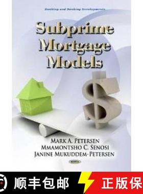 【3-4周达】Subprime Mortgage Models [9781617286940]