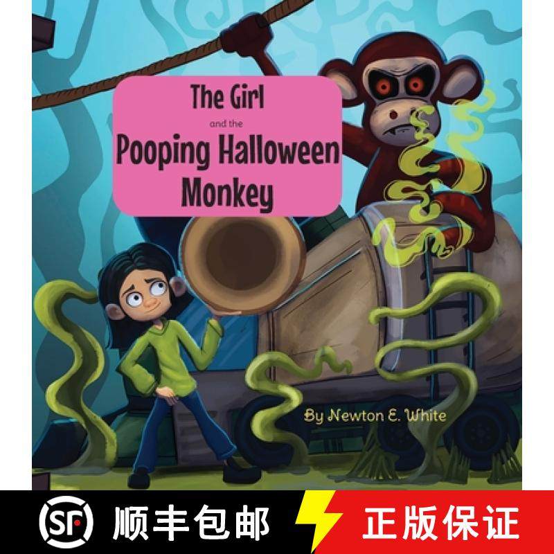 【3-4周达】The Girl and the Pooping Halloween Monkey [9781916656345]
