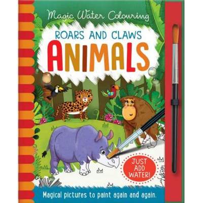 【4周达】Roars and Claws - Animals, Mess Free Activity Book [9781787009622]