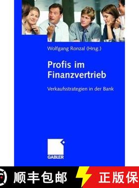 【3-4周达】Profis Im Finanzvertrieb: Verkaufsstrategien in Der Bank [9783834902948]