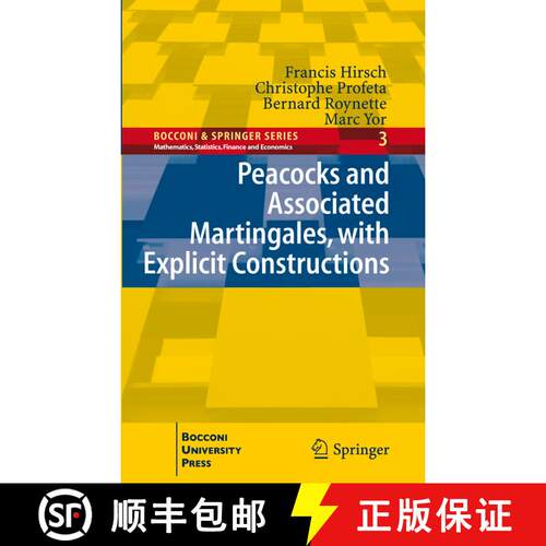 【3-4周达】精装 Peacocks and Associated Martingales, with Explicit Constructions [9788847019072]