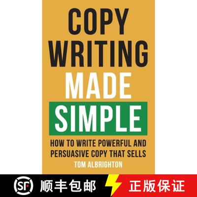【3-4周达】Copywriting Made Simple: How to write powerful and persuasive copy that sells [9781838054519]