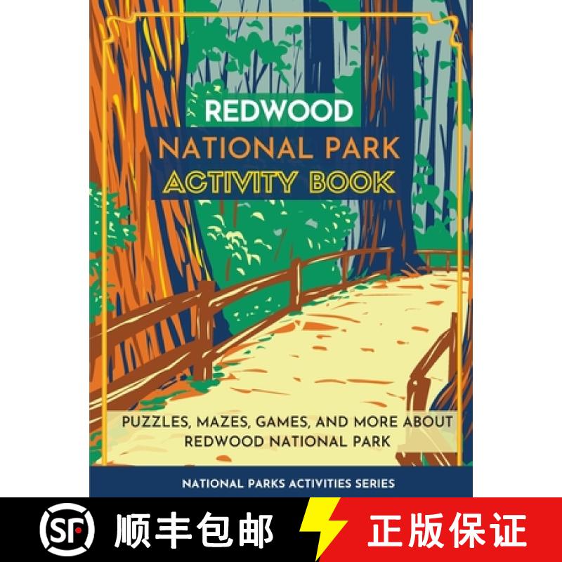 【3-4周达】Redwood National Park Activity Book: Puzzles, Mazes, Games, and More About Redwood Nationa... [9781956614213]