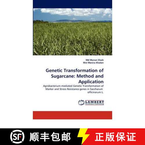 预订 Genetic Transformation of Sugarcane: Method and Application [9783844380187]