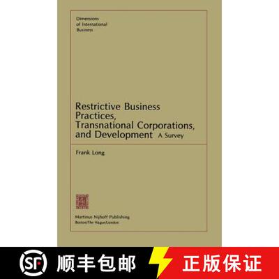 【3-4周达】Restrictive Business Practices, Transnational Corporations, and Development: A Survey [9789400981522]