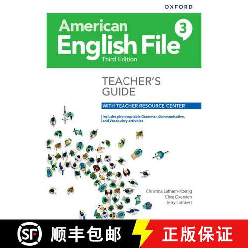 【3-4周达】American English File: Level 3: Teacher's Guide with Teacher Resource Center [9780194906647]