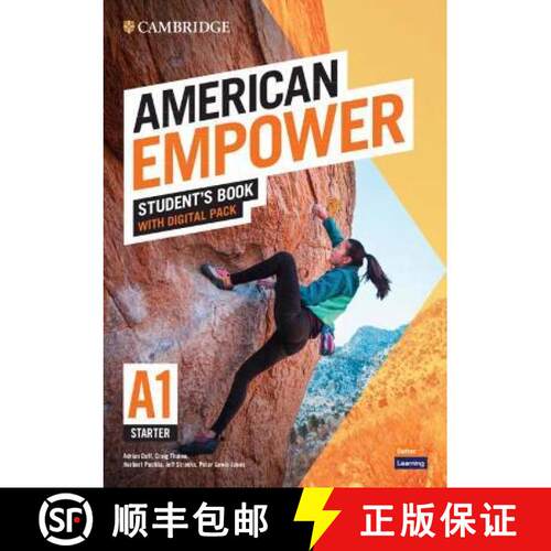 【3-4周达】Cambridge English American Empower Starter/A1 Student's Book with Digital Pack [9781108862219]