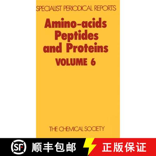 【3-4周达】精装 Amino Acids, Peptides and Proteins : Volume 6 [9780851860541]