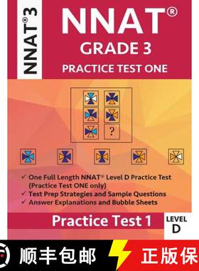 【3-4周达】Nnat Grade 3 Nnat 3 Level D: Nnat Practice Test 1: Nnat3 - Grade 3 - Level D - Test Prep B... [9781948255837]