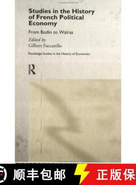 【3-4周达】Studies in the History of French Political Economy: From Bodin to Walras [9780415099394]