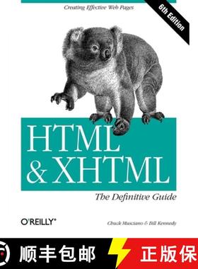 预订 HTML & Xhtml: The Definitive Guide: The Definitive Guide [9780596527327]