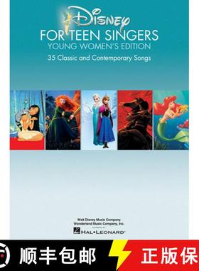预订 Disney for Teen Singers - Young Women's Edition: Classic and Contemporary Songs Especially Suita... [9781495009976]