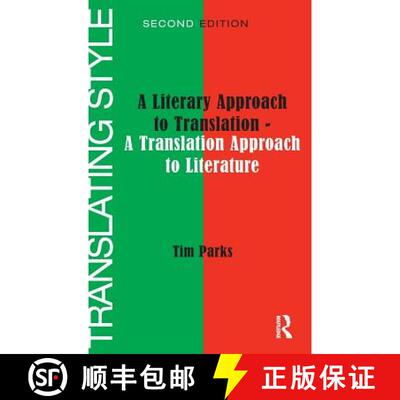 【3-4周达】Translating Style : A Literary Approach to Translation - A Translation Approach to Literature [9781138137585]