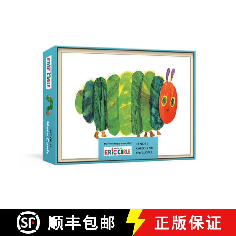 【3-4周达】The Very Hungry Caterpillar: 12 Note Cards and Envelopes: All-Occasion Greetings for Very ... [9780593578629]