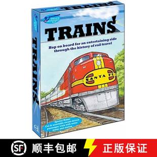 Paperbacks Sticker Poster Crayons and With 9780486479323 预订 Trains