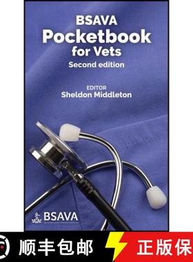 【3-4周达】Bsava Pocketbook For Vets 2E [Wiley动物医学] [9781910443613]