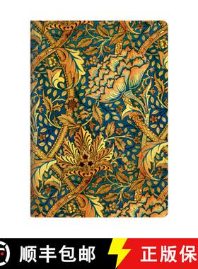 【3-4周达】Morris Windrush (William Morris) A4 Unlined Cahier [9781408762967]