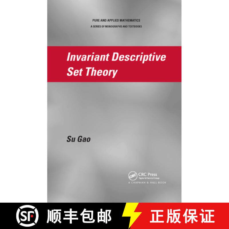 【3-4周达】Invariant Descriptive Set Theory [9780367386962]