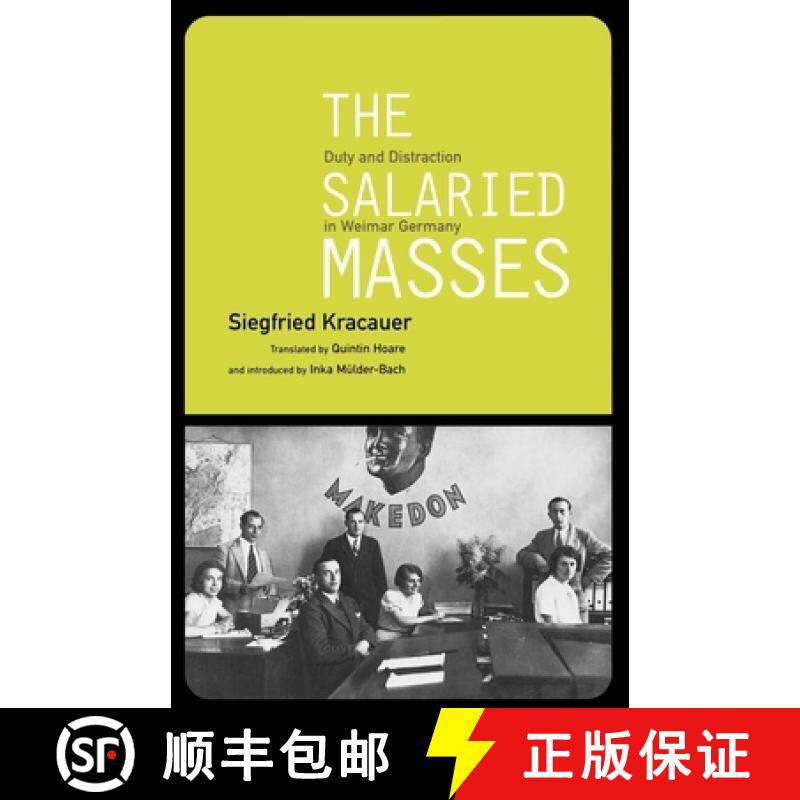预订 White-collar Ethos: Disorientation and Distraction in Weimar Germany [9781859841877]
