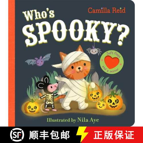 【3-4周达】Who's Spooky? : An interactive Halloween lift the flap book for toddlers - with soft flaps... [9781035031832]