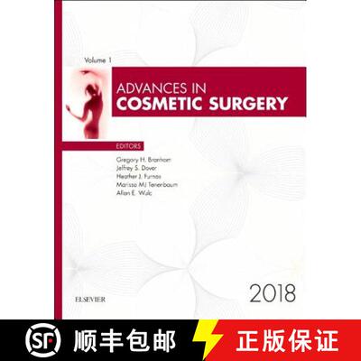 【3-4周达】Advances in Cosmetic Surgery, 2018: Volume 1-1 [9780323639637]
