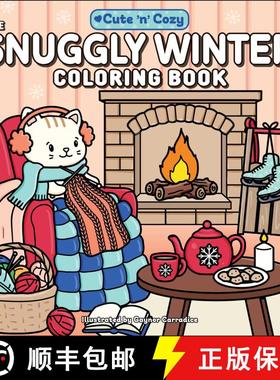 【3-4周达】The Snuggly Winter Coloring Book [9781507224304]